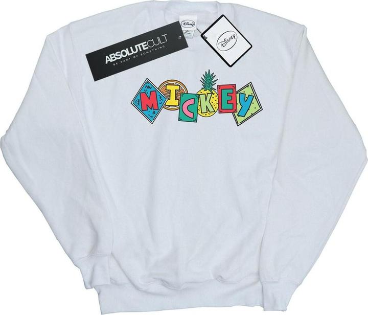 Actual product image Disney Girls Mickey Mouse Fruit Blocks Sweatshirt (140, 146)