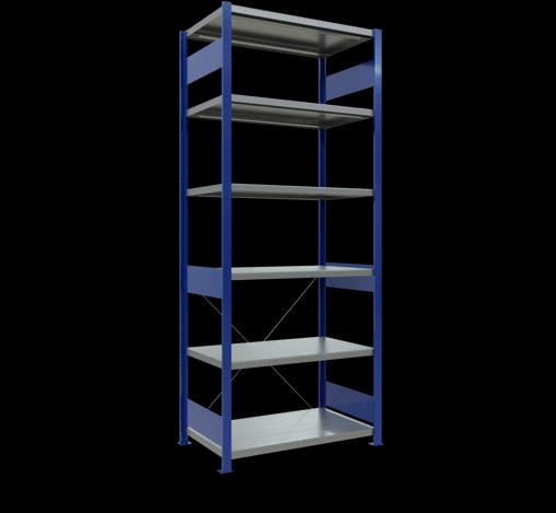 Immagine prodotto Schulte Lagertechnik MULTIplus330 sistema di scaffalatura di base senza viti con traversa