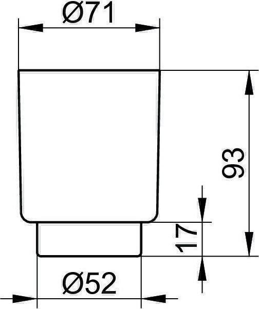 Immagine prodotto Keuco City (Ø 7 x 9,5 cm)