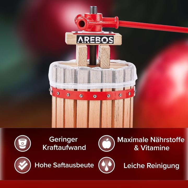 Immagine prodotto Arebos Pressa per frutta