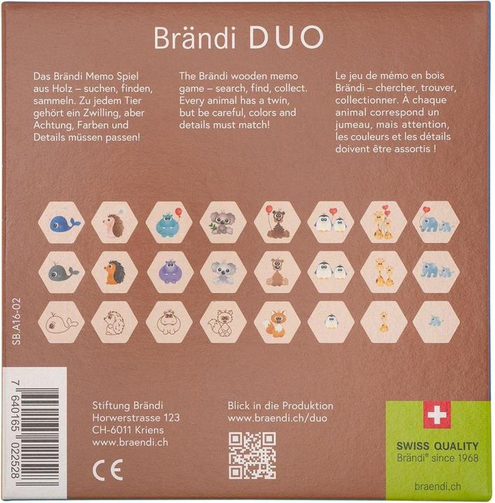 Produktbild Brändi Duo (Deutsch, Französisch, Englisch)