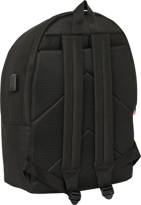 Actual product image Kings League Laptop and tablet backpack with USB port +usb Black 31 x 44 x 18 cm