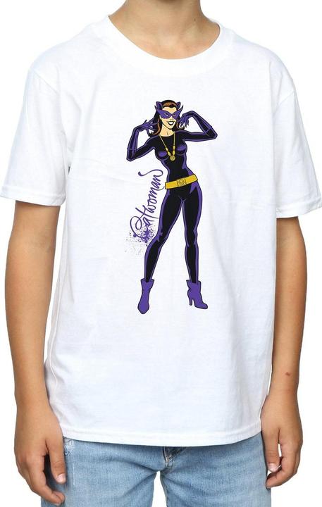 Produktbild Catwoman Happy Pose TShirt Jungen (152, 158)