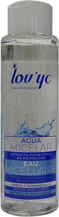 Image du produit Lov'yc LOVYC Probiotic Kombucha Micellar Water for Face Eyes and Lips 500ml (Nettoyant anti-impuretés, 500 ml)