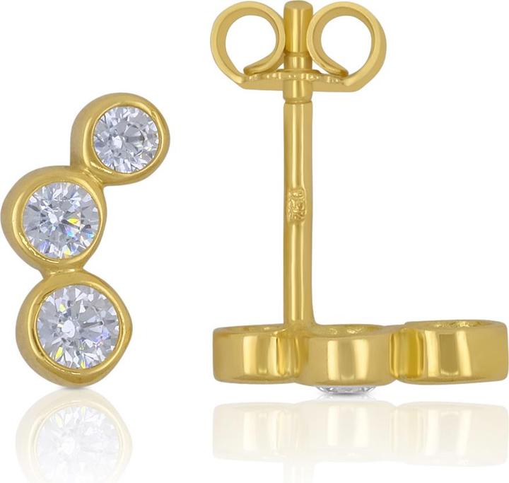 Produktbild Muau Ohrstecker (750/18 K Gelbgold)