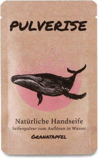 Pulverise Seifenpulver für Handseife Wal - Granatapfel (Handseife Nachfüllpackung, 250 ml)