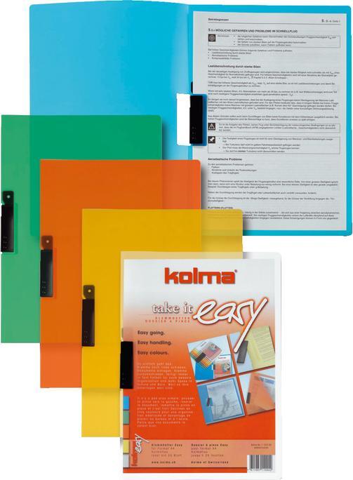 Produktbild Kolma Klemmhefter Easy A4 blau (A4, 1 x)