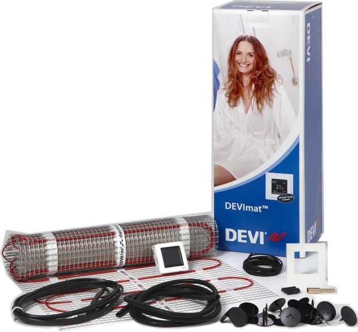 Actual product image Devi Thin-bed heating mat set 140F0823 1-750 W professional DTIF 5,0qm 50x100
