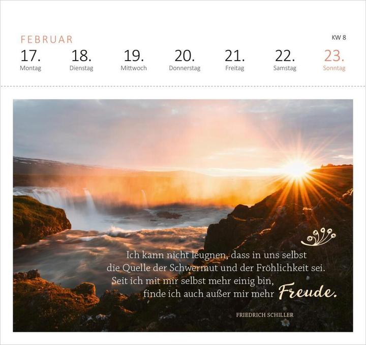 Image du produit Calendrier Postal 365 Jours Soleil (17 x 17 cm, Couverture rigide, Allemand)