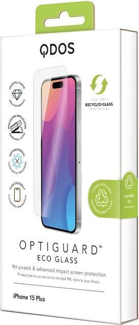Actual product image QDOS OptiGuard Eco Glass film (1 Piece, Apple iPhone 15 Plus)