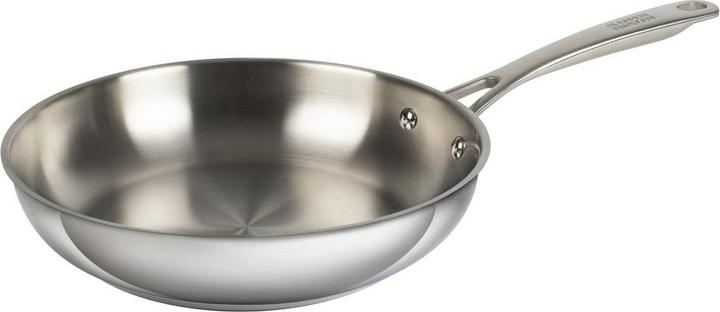 Image du produit Kuhn Rikon ALLROUND Set de poêles à frire sans revêtement Ø 24 + 28 cm (28 cm, Poêle à frire, Acier inoxydable)