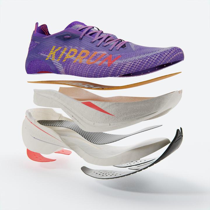 Image du produit Kiprun Chaussures Running avec plaque carbone Homme - KD900X LD+ Violet (42)