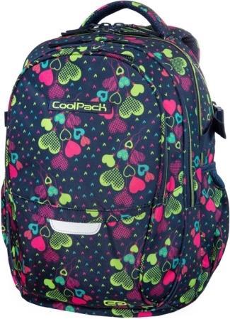 Cool Backpack CoolPack Factor Lime Hearts