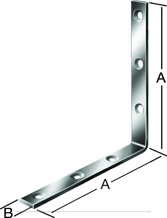 Pferd Werkzeuge Vormann Winkel extra stark, verzinkt 160x160x20x5,0 mm