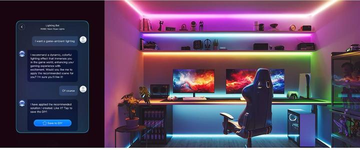 Actual product image Govee Wall light (RGBW, 500 cm, Indoor)