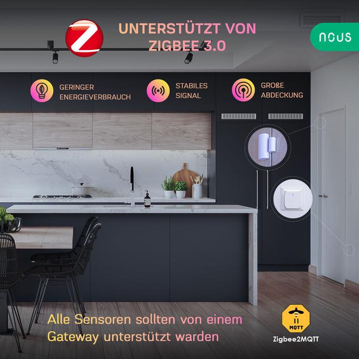 Immagine prodotto Nous Sensore intelligente per porte e finestre E3 ZigBee