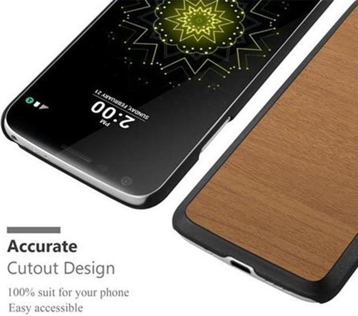 Produktbild Cadorabo Hard Cover Woody Cover (LG G5)