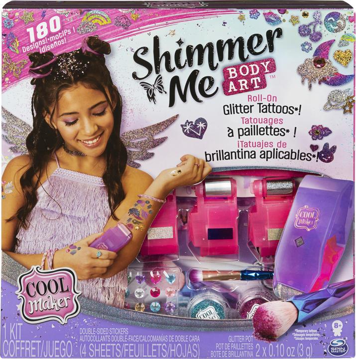 Spin Master CLM Shimmer Me - Body Art Studio