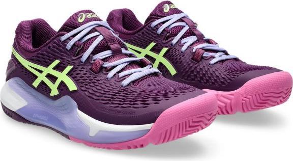 Produktbild ASICS Performance Gel-Resolution 9 Padel Lady Deep Mauve/Lime Green (37)