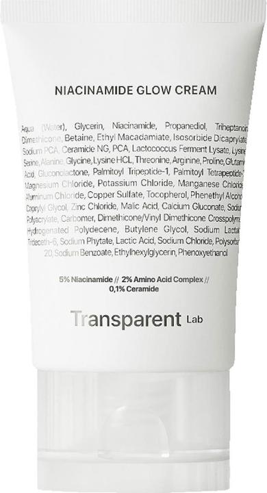 Produktbild Transparent Lab Niacinamide Glow Cream (50 ml, 24h Creme)