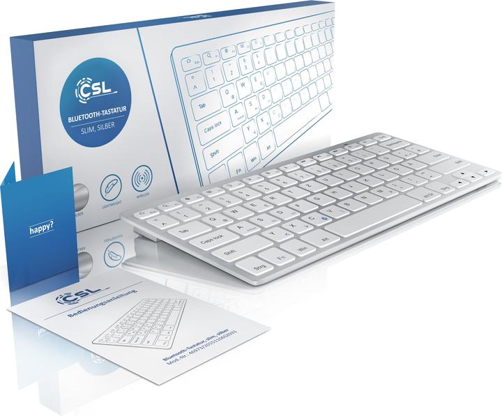 Produktbild CSL Wireless Tastatur (DE, Kabellos)
