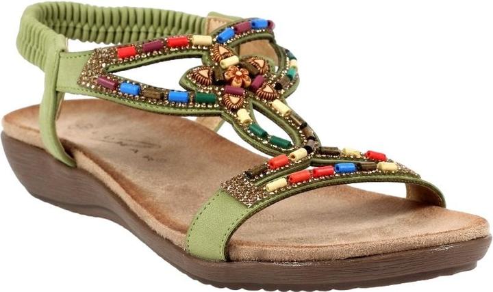 Lunar Sandalen Mariella Perlenbesetzt (38)