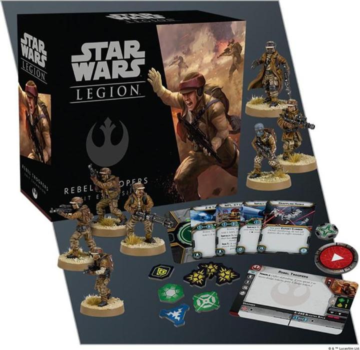 Actual product image FFG FFGD4602 - Rebel troops: Star Wars Legion, ages 14+ (extension, DE edition) (German)
