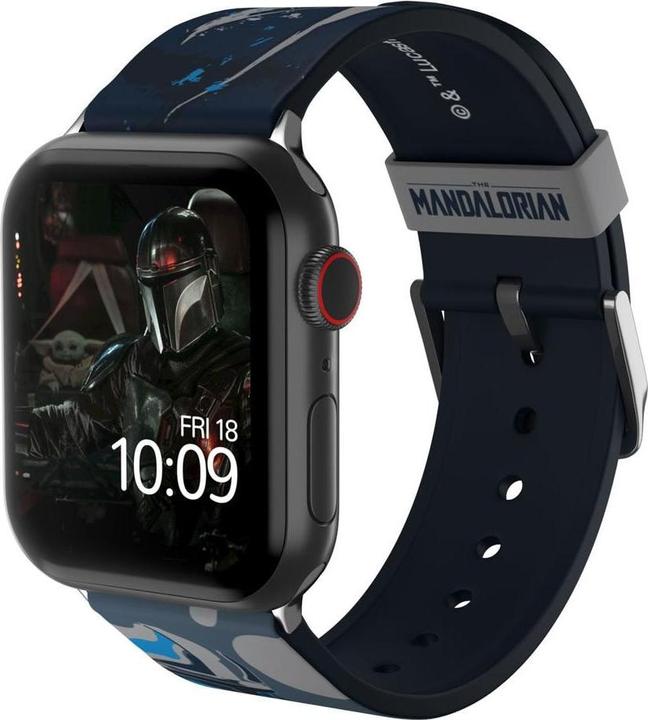 Actual product image Moby Fox Bracelet Smartwatch Star Wars Beskar Armor 22 mm (22 mm, Silicone, Stainless steel, Apple Watch)