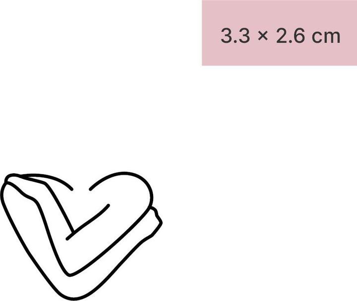 Produktbild minink Temporäres Tattoo – Selbstliebe