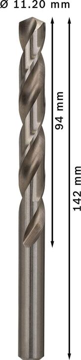 Image du produit Bosch Professional Zubehör Foret hélicoïdal PRO Metal HSS-G, 11,2 x 94 x 142 mm (11,2 mm)