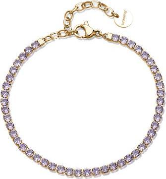 Immagine prodotto Brosway Bracciale Tennis placcato oro con zirconi viola Desideri Bei104