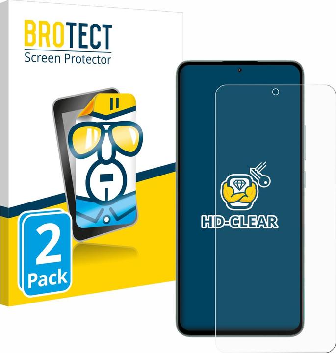 Actual product image BROTECT Screen Protector Clear (2 Piece, Xiaomi 13T)