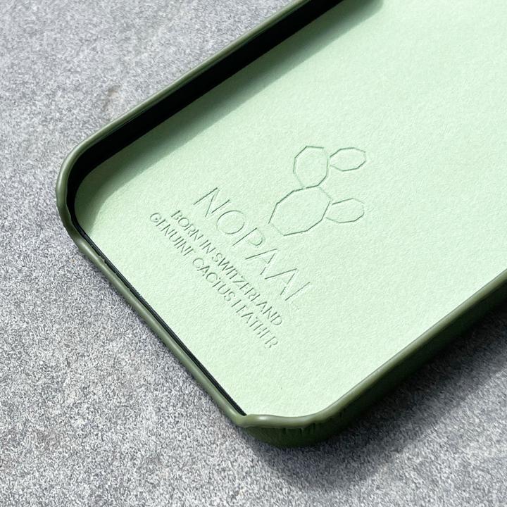 Image du produit Nopaal Coque cuir de cactus vegan vert pampa (Apple iPhone 12 Pro Max)