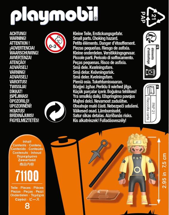 Produktbild Playmobil Naruto Sennin-Mode (71100, Playmobil Naruto)