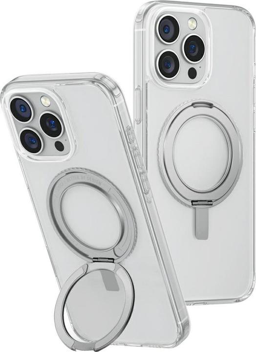 Produktbild Uniq Swivix 360 Rotating Kickstand Case for iPhone 16 Pro Max - Clear (Apple iPhone 16 Pro Max)