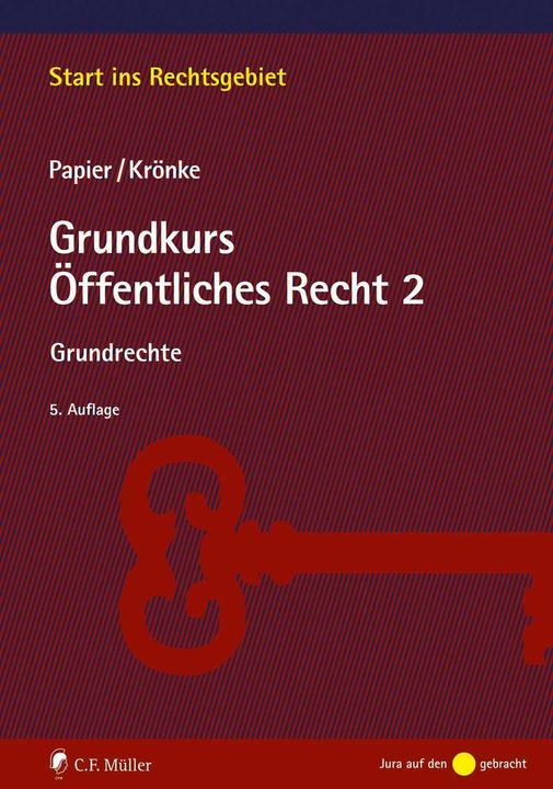 Actual product image Grundkurs Öffentliches Recht 2 (German, Hans-Jürgen Paper, Christoph Krönke, 2024)
