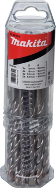 Produktbild Makita SDS-VPLUS-Bohrer-Set Nr4 12tlg (12,0 mm, 8,0, 6,0)