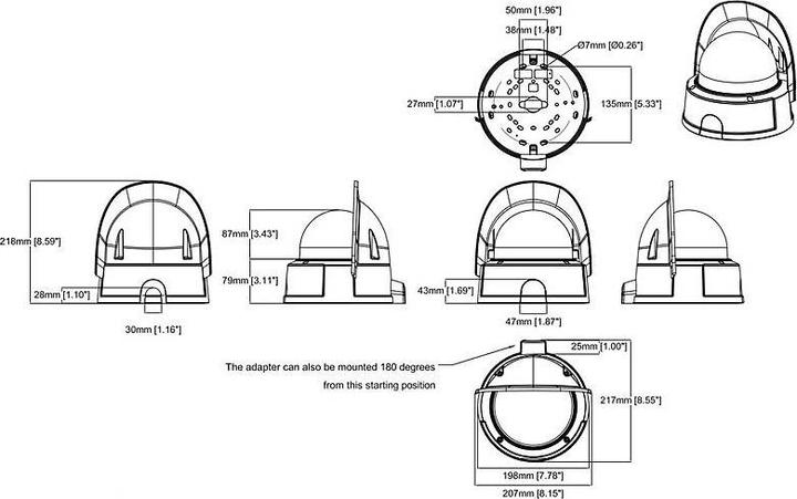 Actual product image Axis Network camera P3807-PVE (3200 x 1800 Pixels)