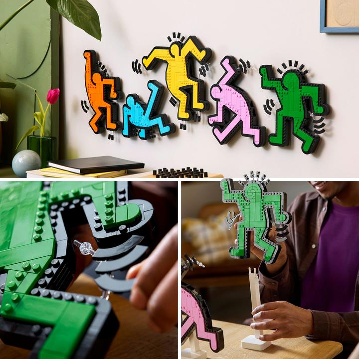 Produktbild LEGO Keith Haring – Tanzende Figuren (LEGO Art)