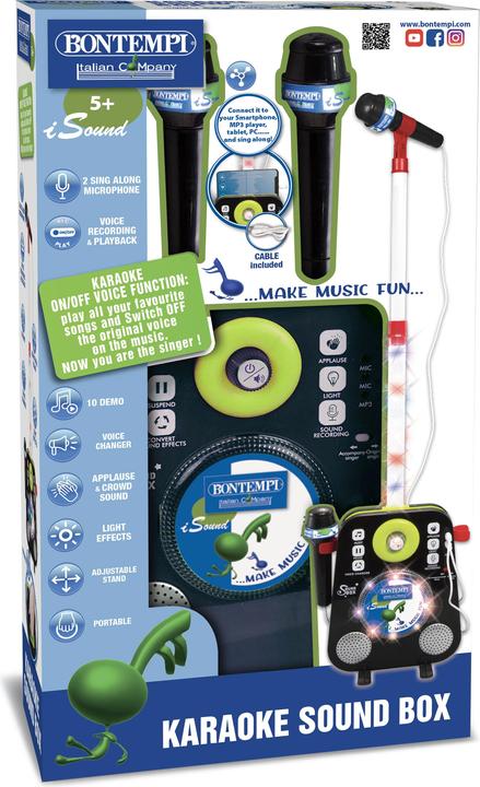 Actual product image Bontempi speaker with 2 microphones