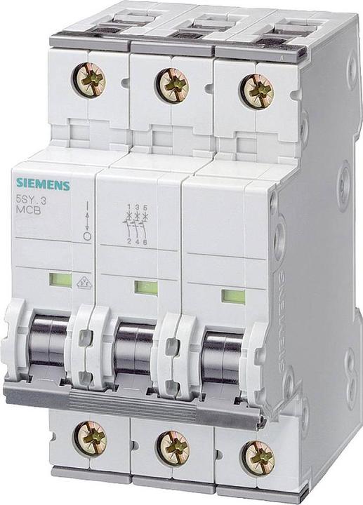 Produktbild Siemens Sicherungsautomat 3-polig 20A Typ C (20 A)