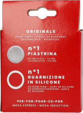 Image du produit Bialetti Joint d'étanchéité & plaque filtrante pour New Moka Induction, 2 tasses
