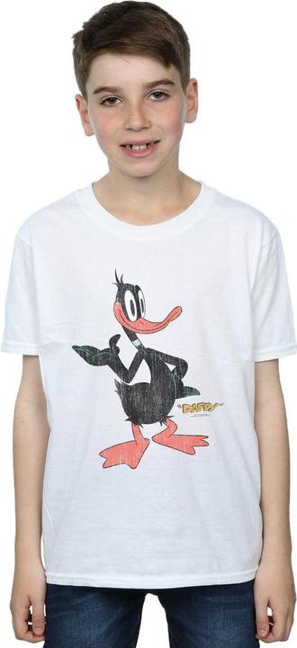 Actual product image Looney Tunes Boys Daffy Duck Distressed T-Shirt (152, 158)