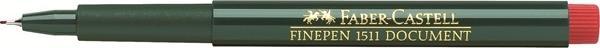 Produktbild 10 FABER-CASTELL 1511 Document Fineliner rot 0,4 mm (Rot, 10 x)