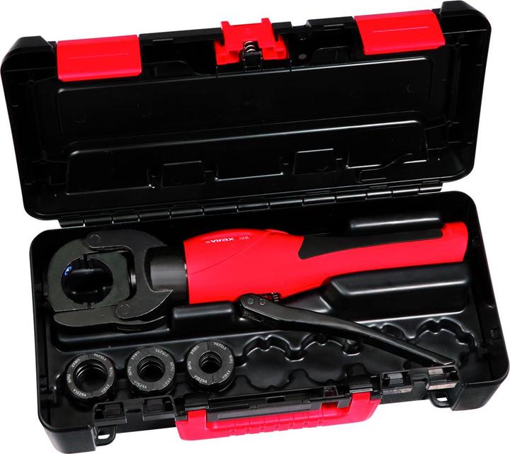 Actual product image Virax Crimping pliers Viper i26 incl. crimping pliers inserts TH 16-20-26 mm