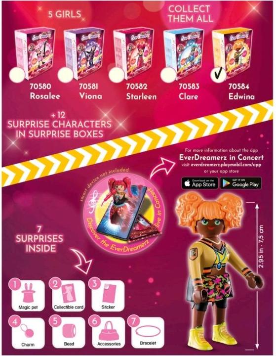 Immagine prodotto Playmobil Mondo della musica Edwina (70584, Playmobil EverDreamerz)