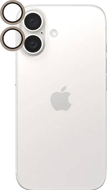 Actual product image PanzerGlass SAFE. by ® Camera Lens Protector Glitter Gold iPhone '24 6.1" | 6.7" (1 Piece, Apple iPhone 16 Plus)