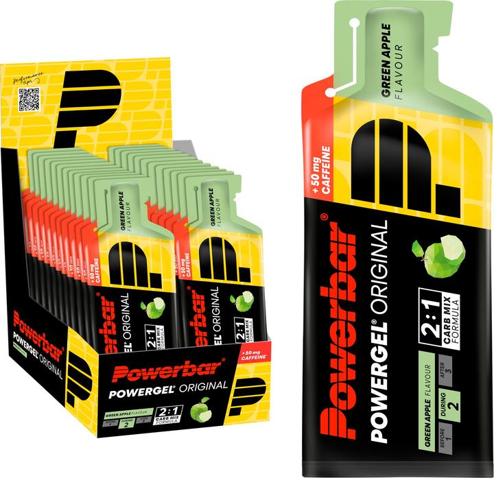 Actual product image Powerbar PowerGel Original (Green Apple, Caffeine, 24 pcs., 984 g)