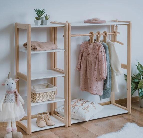 Actual product image Activity Board Waldorf nursery furniture. Waldorf open shelves for storing children's things