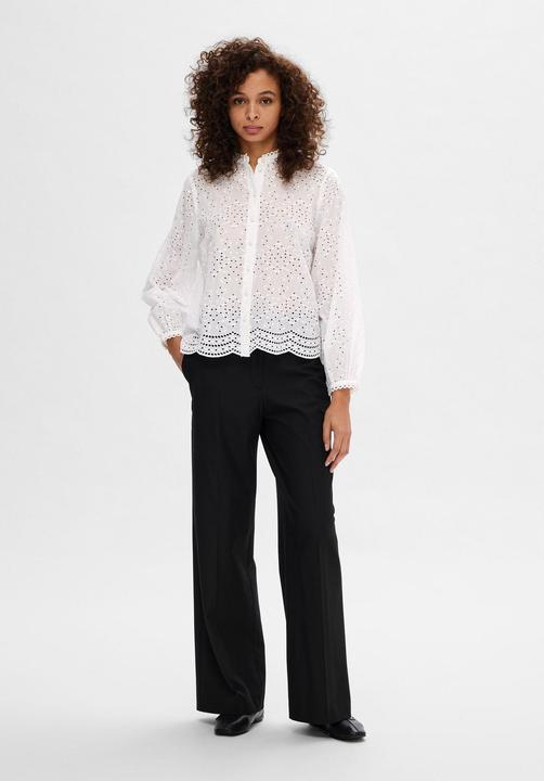 Actual product image Selected Femme Broderie Anglaise Shirt (40)